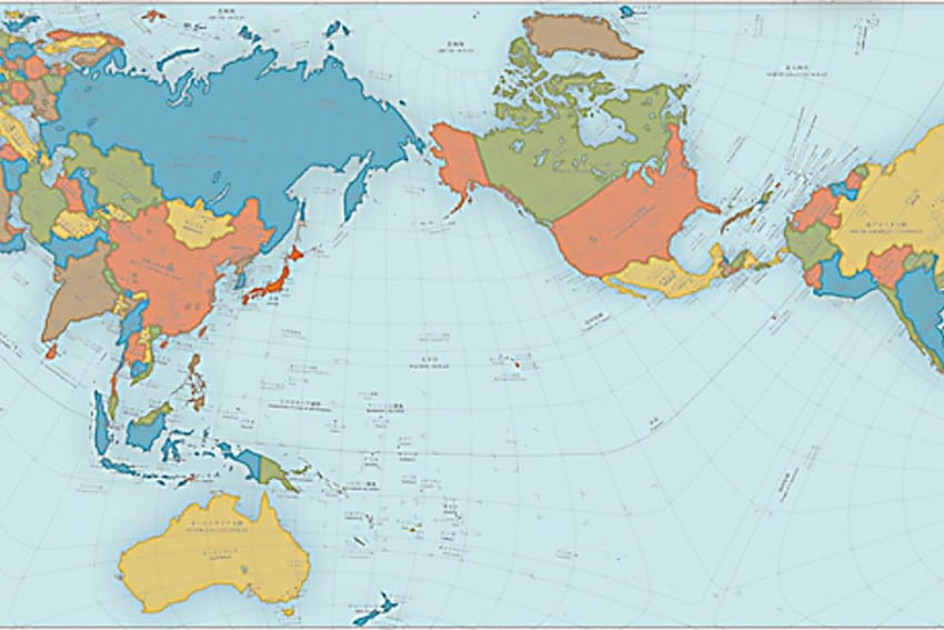 Auf die Größe kommt es an: Authagraph World Map verwandelt die Erde in eine HD-Hintergrundbild