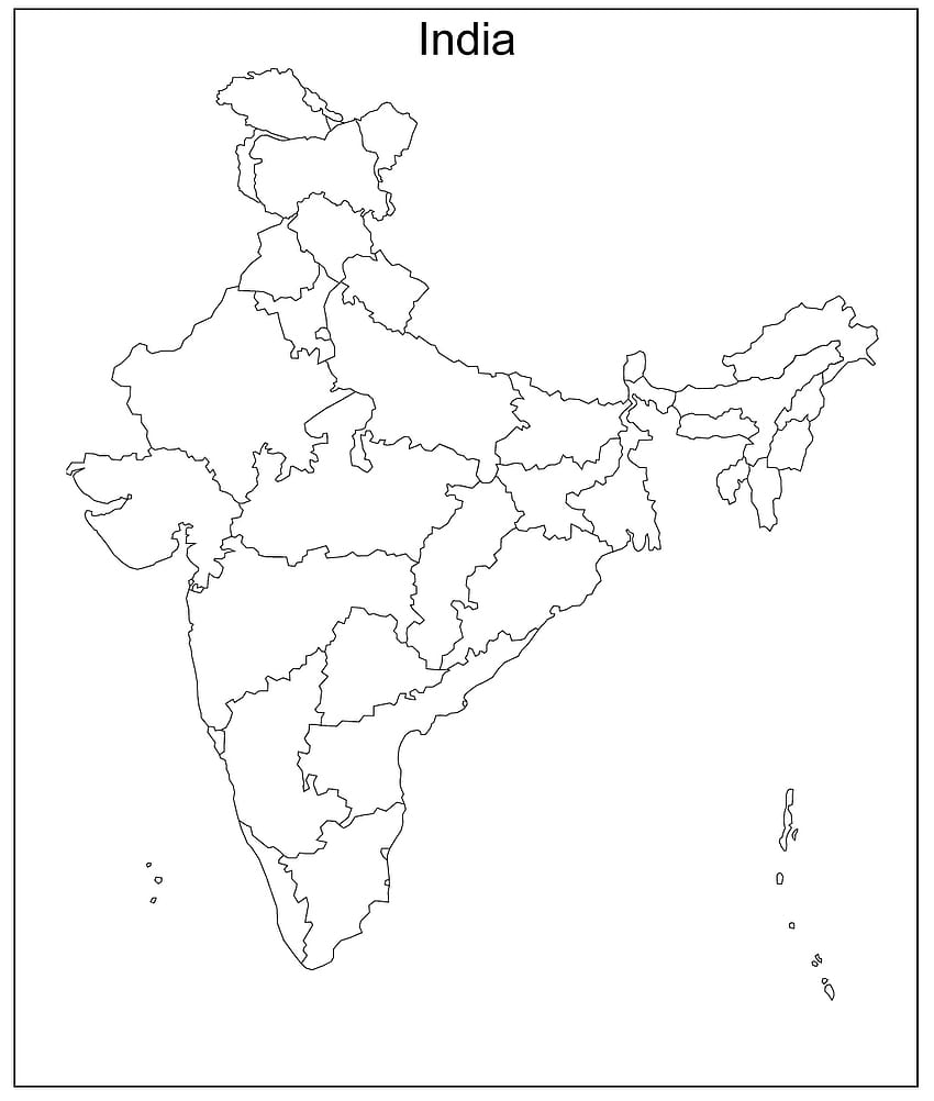 How To Draw India Map Step By Step Pictures