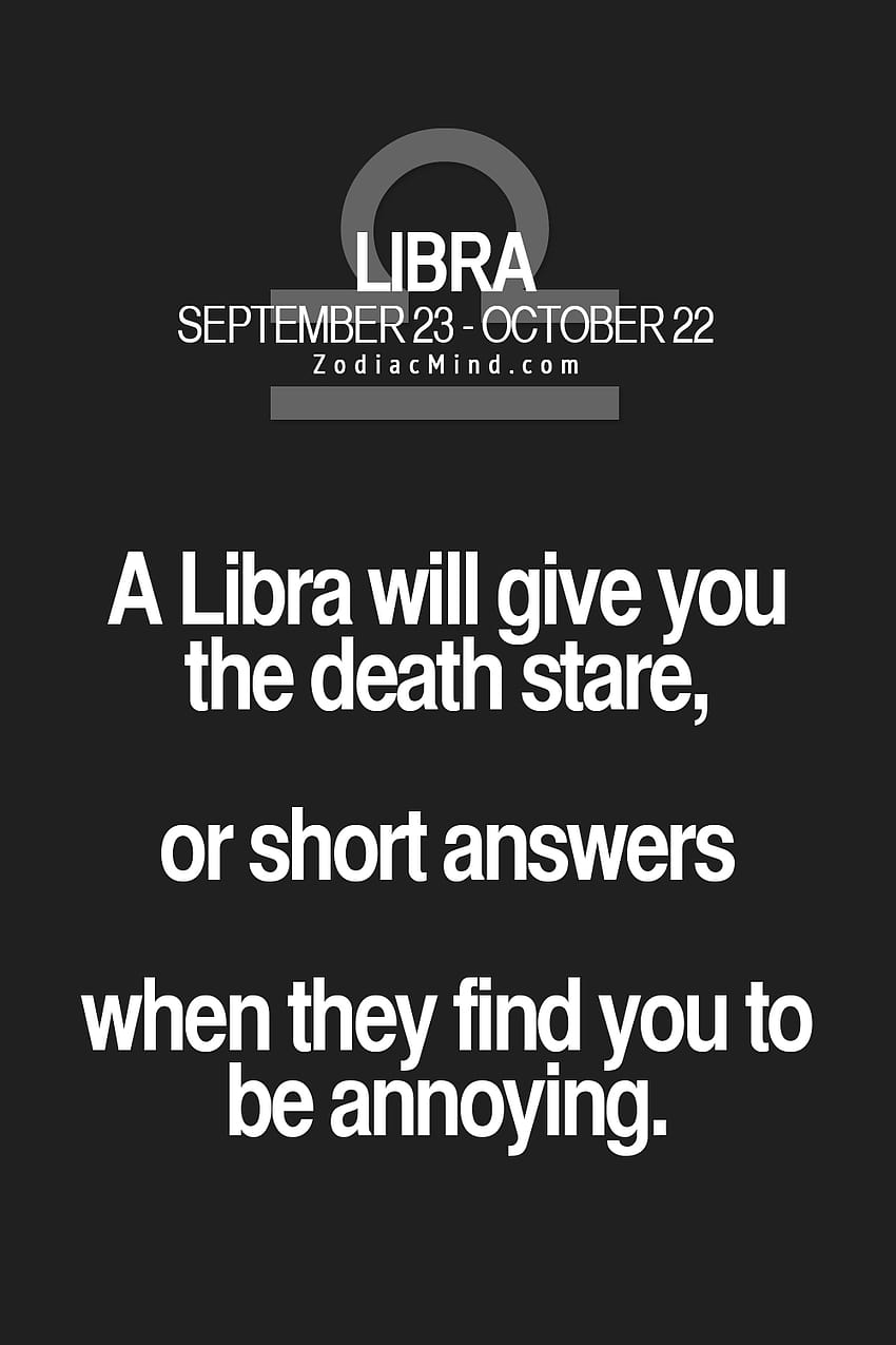 Fun facts about your sign here, libra zodiac quotes HD phone wallpaper