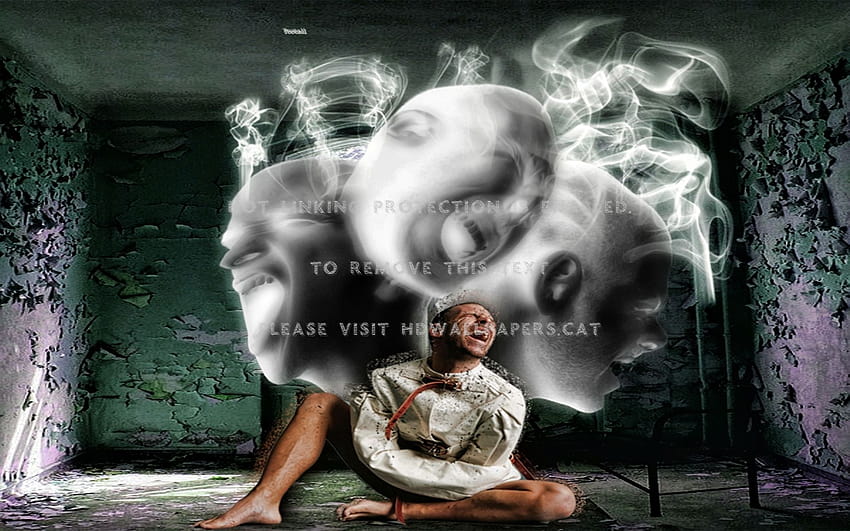 becoming insane mental hospital smoke head HD wallpaper