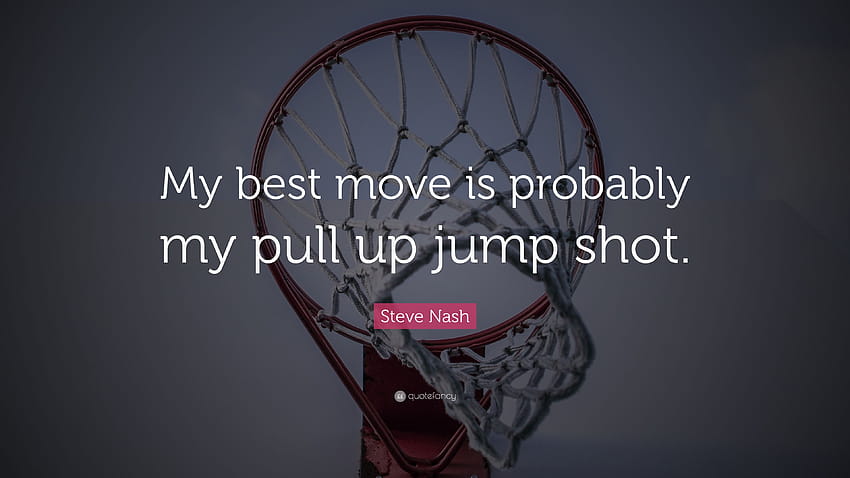 Steve Nash Quote: “My best move is probably my pull up jump shot.” HD wallpaper