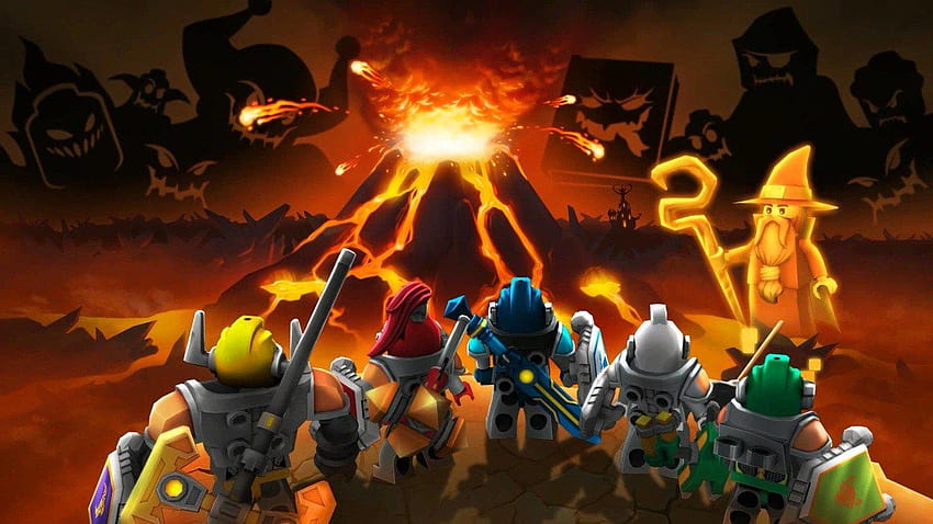 Help save Knighton from Jestro in Lego Nexo Knights: Merlok 2.0 HD wallpaper