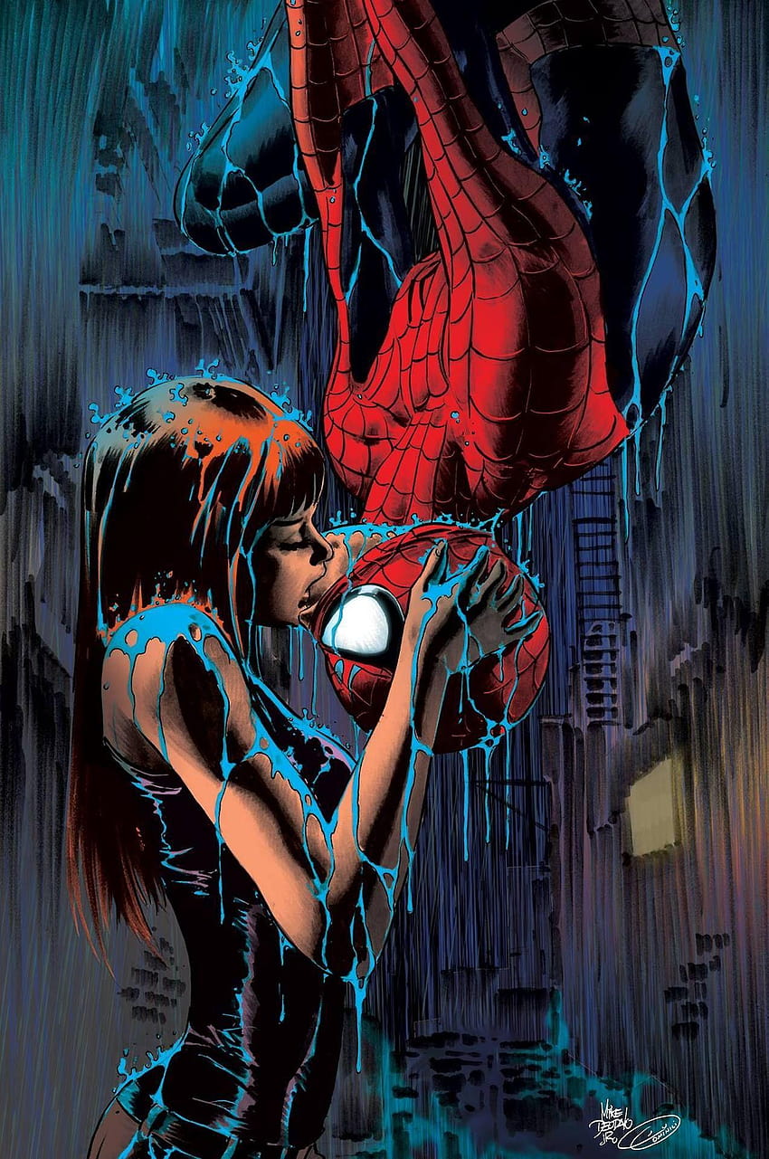 Mary Jane Watson is the major love interest of Peter Parker, peter parker and mj HD phone wallpaper