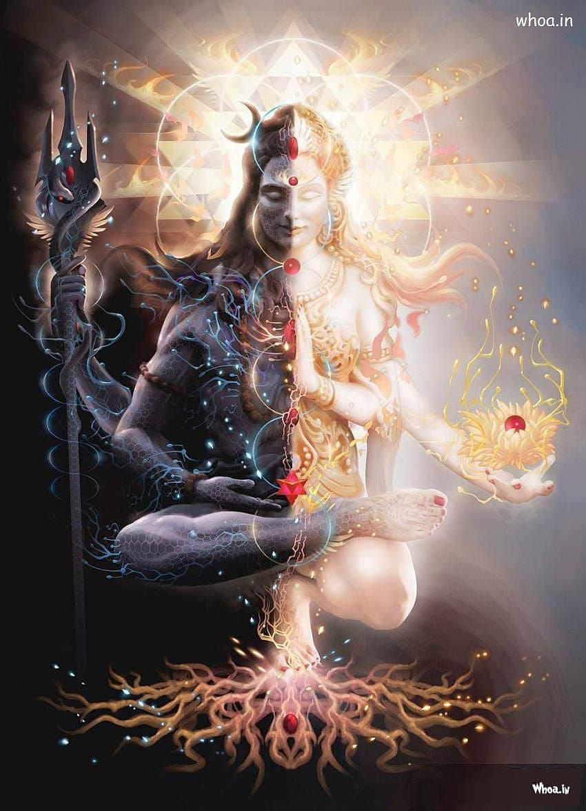 Shiva Shakti HD-Handy-Hintergrundbild
