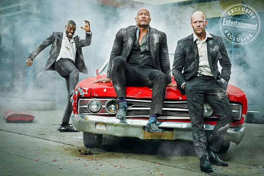 Hobbs & Shaw: Dwayne Johnson, Jason Statham, Idris Elba preview, hobs HD wallpaper