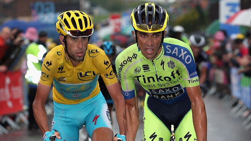 Tour de France: Vincenzo Nibali happy to have resisted acceleration from Alberto Contador HD wallpaper