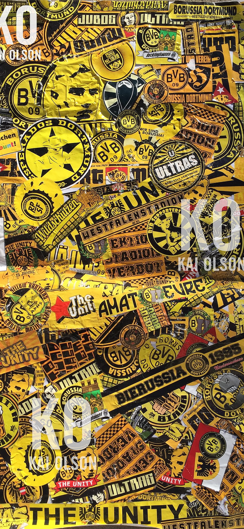 Borussia Dortmund Collage auf Behance iPhone, dortmund iphone HD-Handy-Hintergrundbild