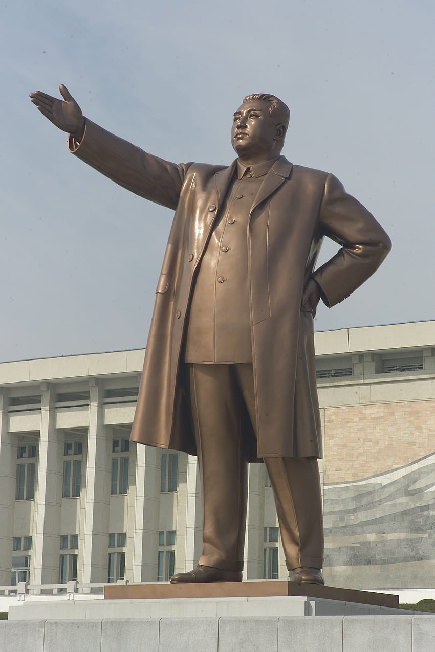 キム・イルソン, 建築, DPRK, 北朝鮮, 珍しい, 彫像/およびモバイルの背景 HD電話の壁紙