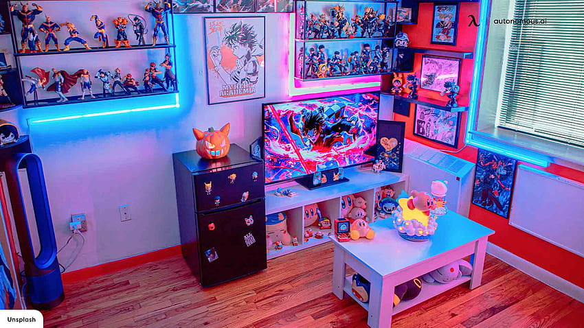 ⚡ Insane Anime Gaming Setup | Video game room design, Gaming room setup,  Computer gaming room