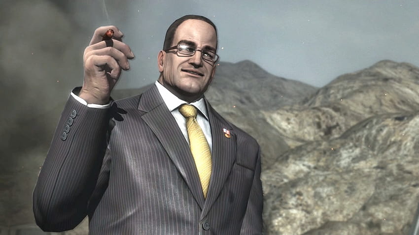 Una mirada retrospectiva al último jefe de Metal Gear Rising, que quería que Estados Unidos volviera a ser grandioso, senador armstrong fondo de pantalla