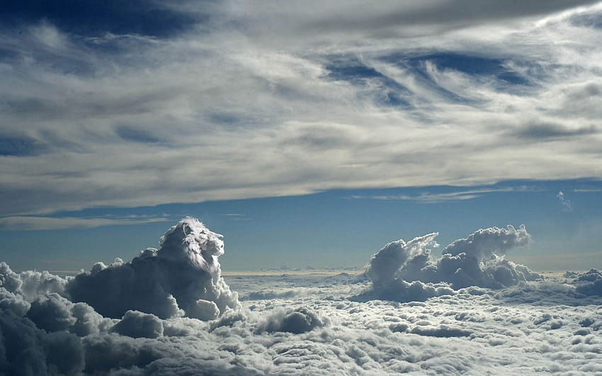 lion cloud, simba remember who you are..., mufasa in the clouds HD wallpaper
