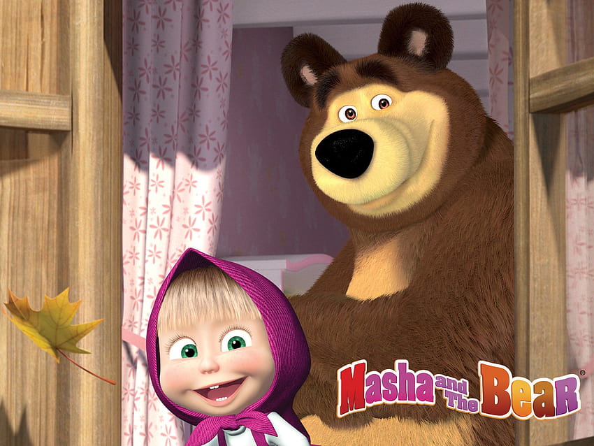 Sehen Sie sich Mascha und der Bär: Staffel 2, Mascha und der Bärenpinguin an HD-Hintergrundbild