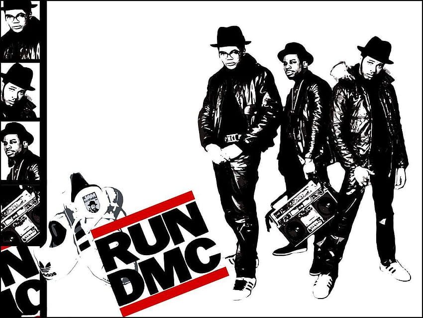 Run Dmc Graffiti Hip, hip hop old school papel de parede HD