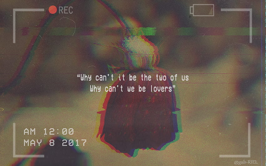 Lyrics Glitch Art Roses Sad, Sad Glitch Hd Wallpaper 