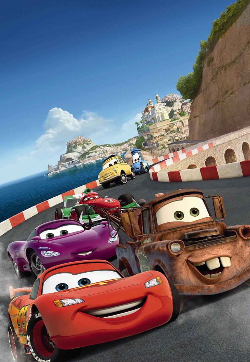 Disney Cars, coches para niños fondo de pantalla del teléfono