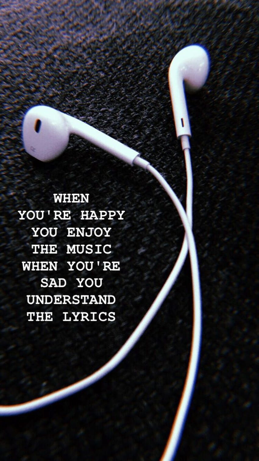 Music Quotes HD phone wallpaper | Pxfuel