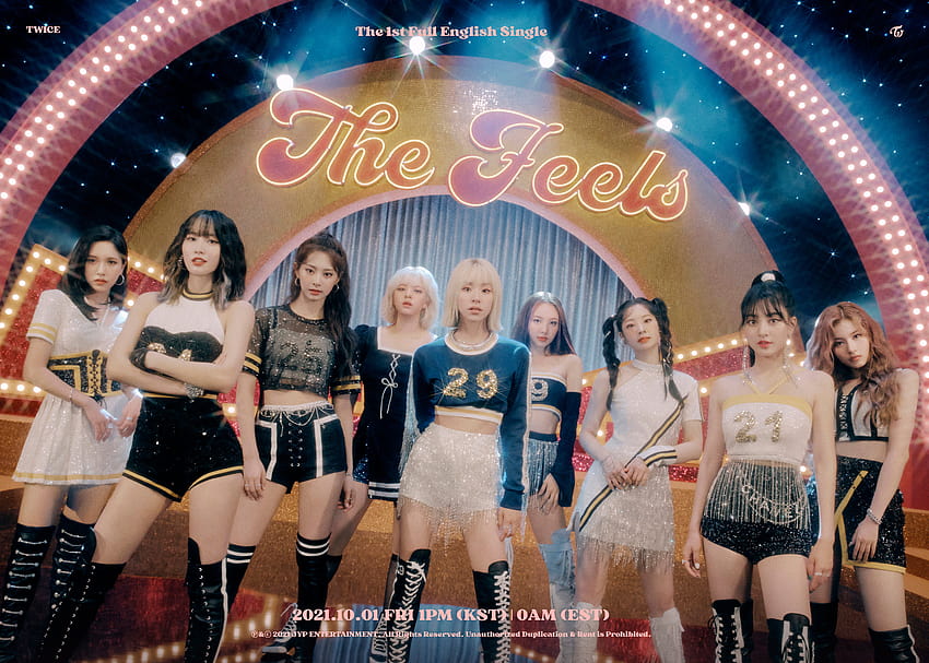 TWICE The Feels Concept Group Wallpaper HD