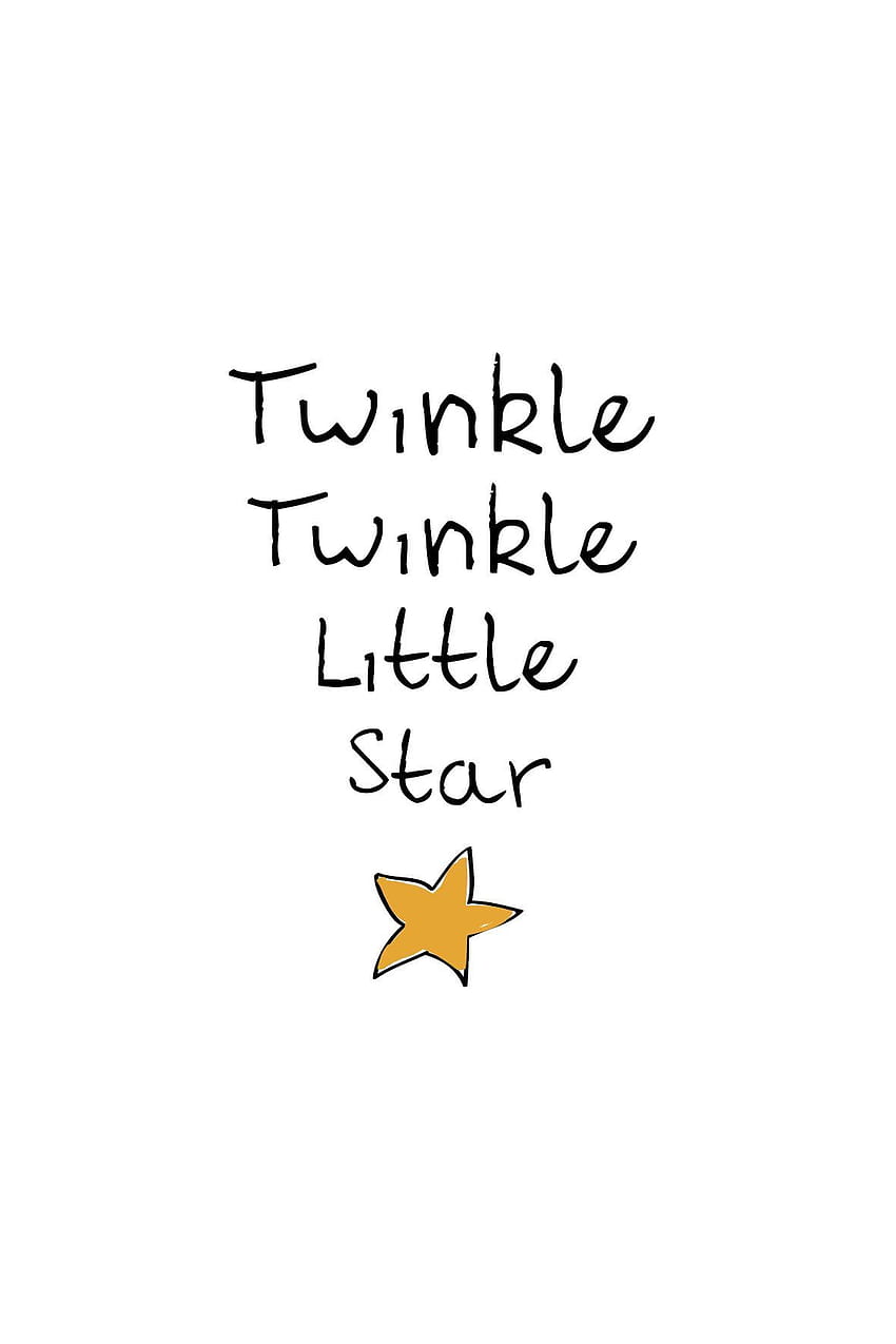 Twinkle Twinkle Little Star HD phone wallpaper