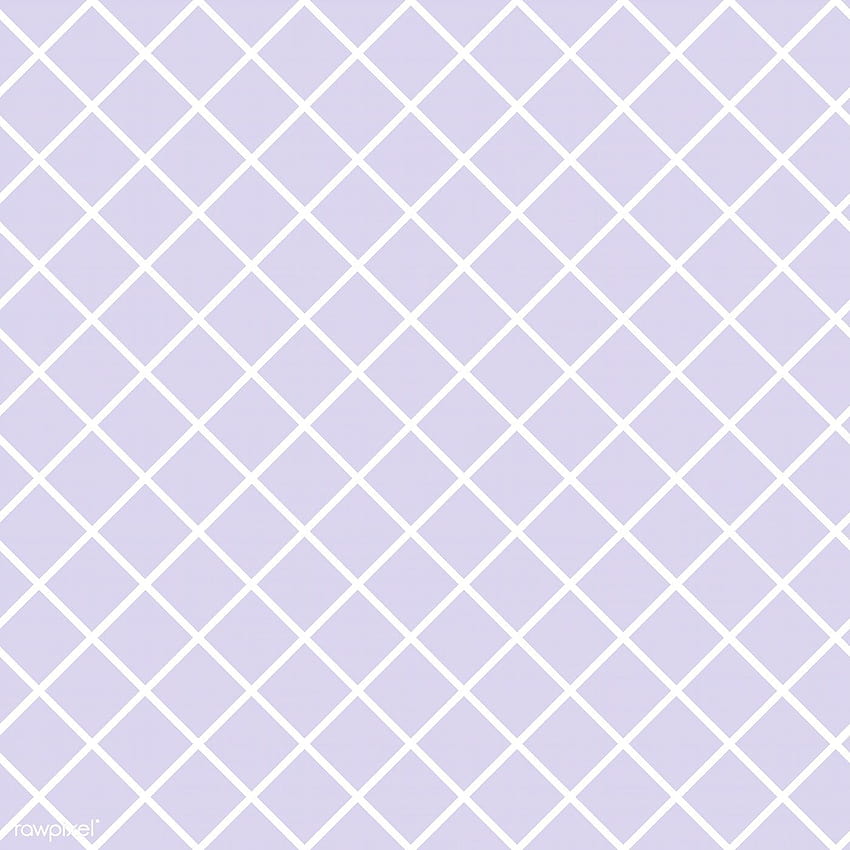 Pastel purple seamless grid pattern vector, purple grid HD phone wallpaper