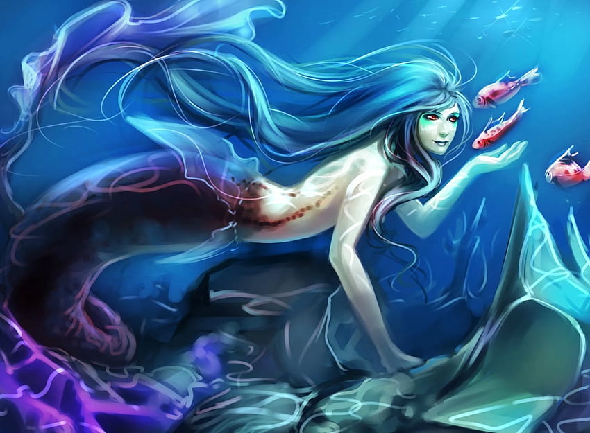 Best 4 Mermaid Backgrounds on Hip, scary mermaids HD wallpaper