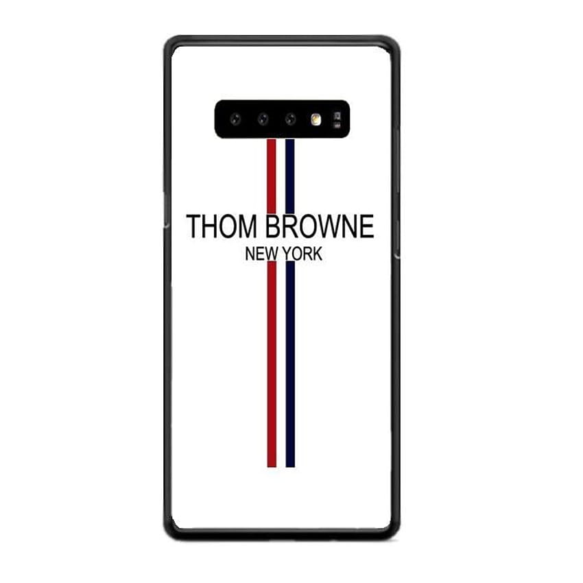 Funda Samsung Galaxy S10e Thom Browne Nueva York fondo de pantalla del teléfono