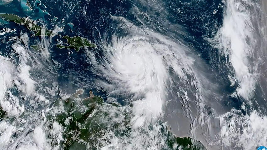 Sept. 19: Satellite show Hurricane Maria approaching U.S., hurricane damage HD wallpaper