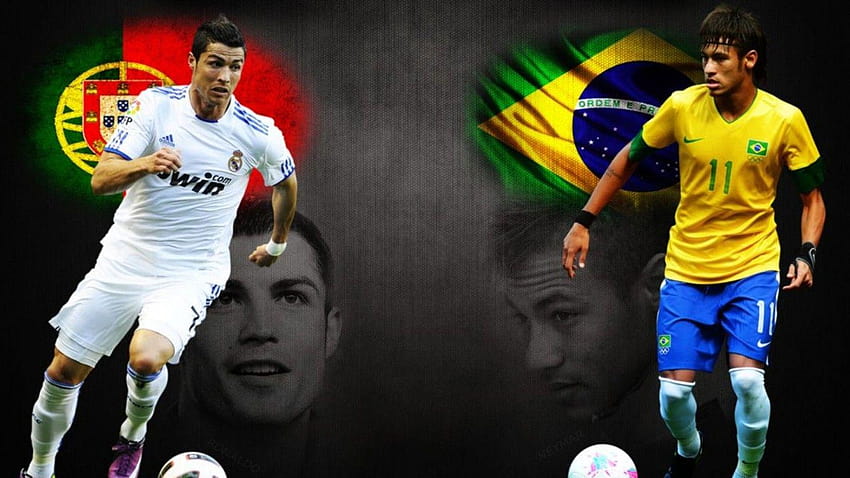 Neymar x Cristiano Ronaldo, CR7 e Messi papel de parede HD