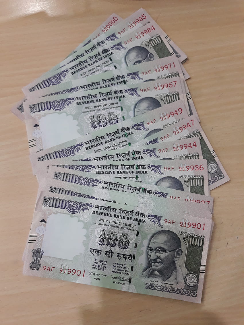 Uang Kertas 100 Rupee India wallpaper ponsel HD