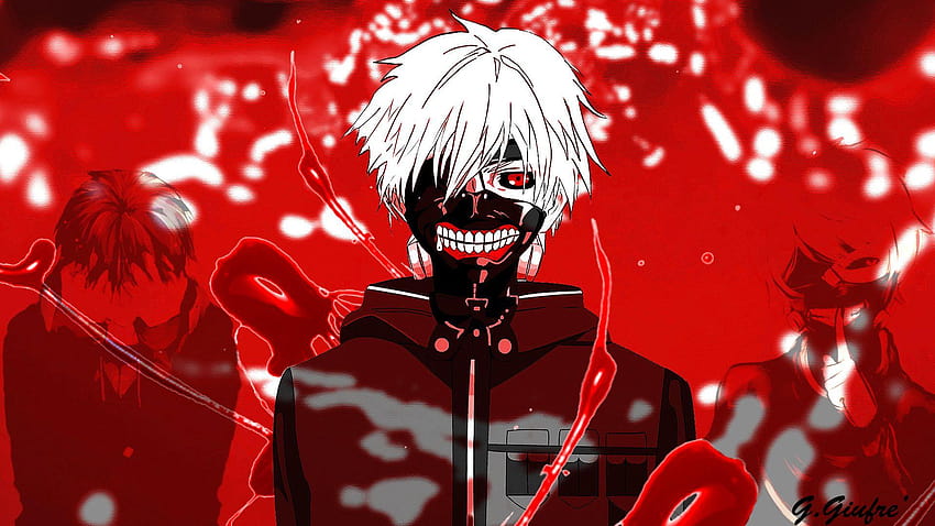 Дигитално изкуство: Tokyo Ghoul: Desperation or Inspiration, Tokyo Ghoul компютър HD тапет