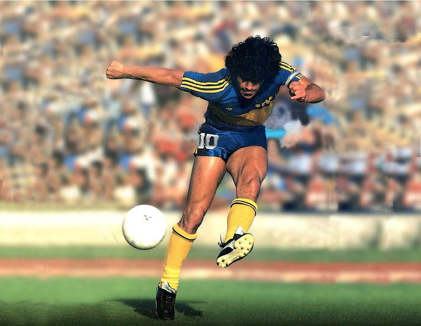 Diego Armando Maradona – Boca-Junioren, Maradona-Boca-Junioren HD-Hintergrundbild