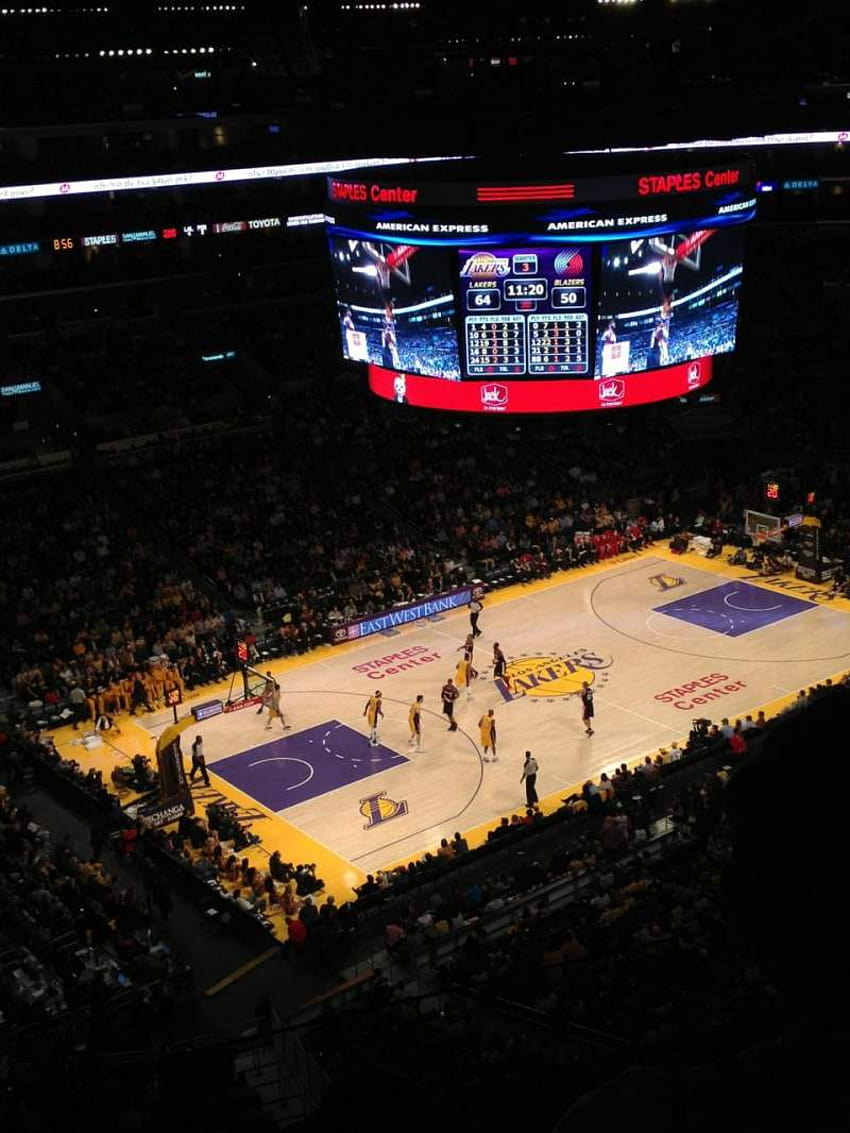 Staples Center, section 321, row 3, seat 9 HD phone wallpaper