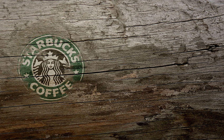 Wooden Starbucks Coffee, starbuck coffee HD wallpaper