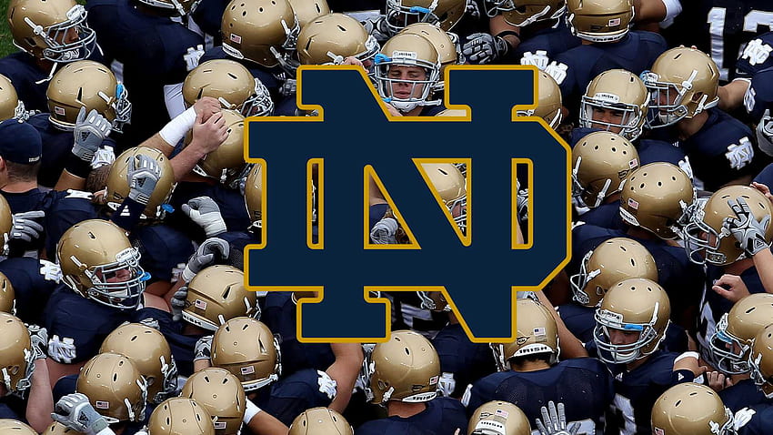 For Notre Dame Fighting Irish Backgrounds In with Logo, notre dame fighting irish football HD wallpaper