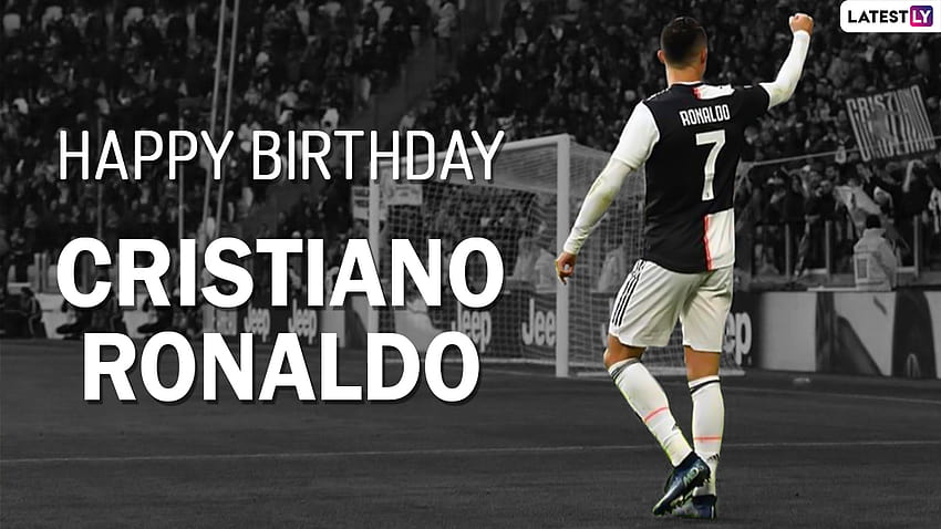 Cristiano Ronaldo & for : Happy Birtay CR7 Greetings, in Portugal and Juventus Jersey and Positive Messages To Share Online, happy birtay ronaldo HD wallpaper