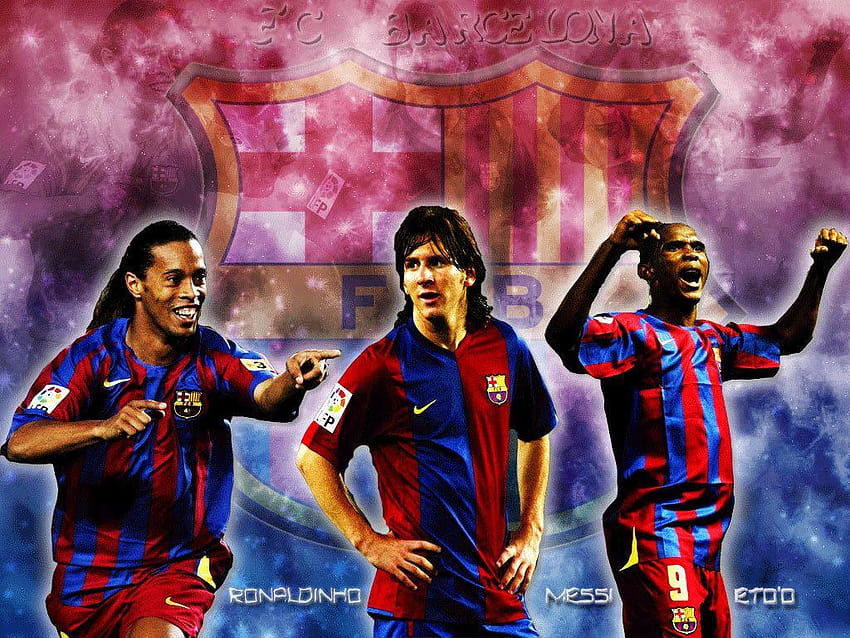 Barcelona Ronaldinho Messi Etoo : Jogadores, Equipes, ronaldinho 2018 papel de parede HD