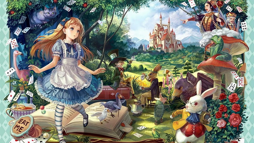 Wiki Full Alice In Wonderland Data Src alice in wonderland aesthetic HD  wallpaper  Pxfuel