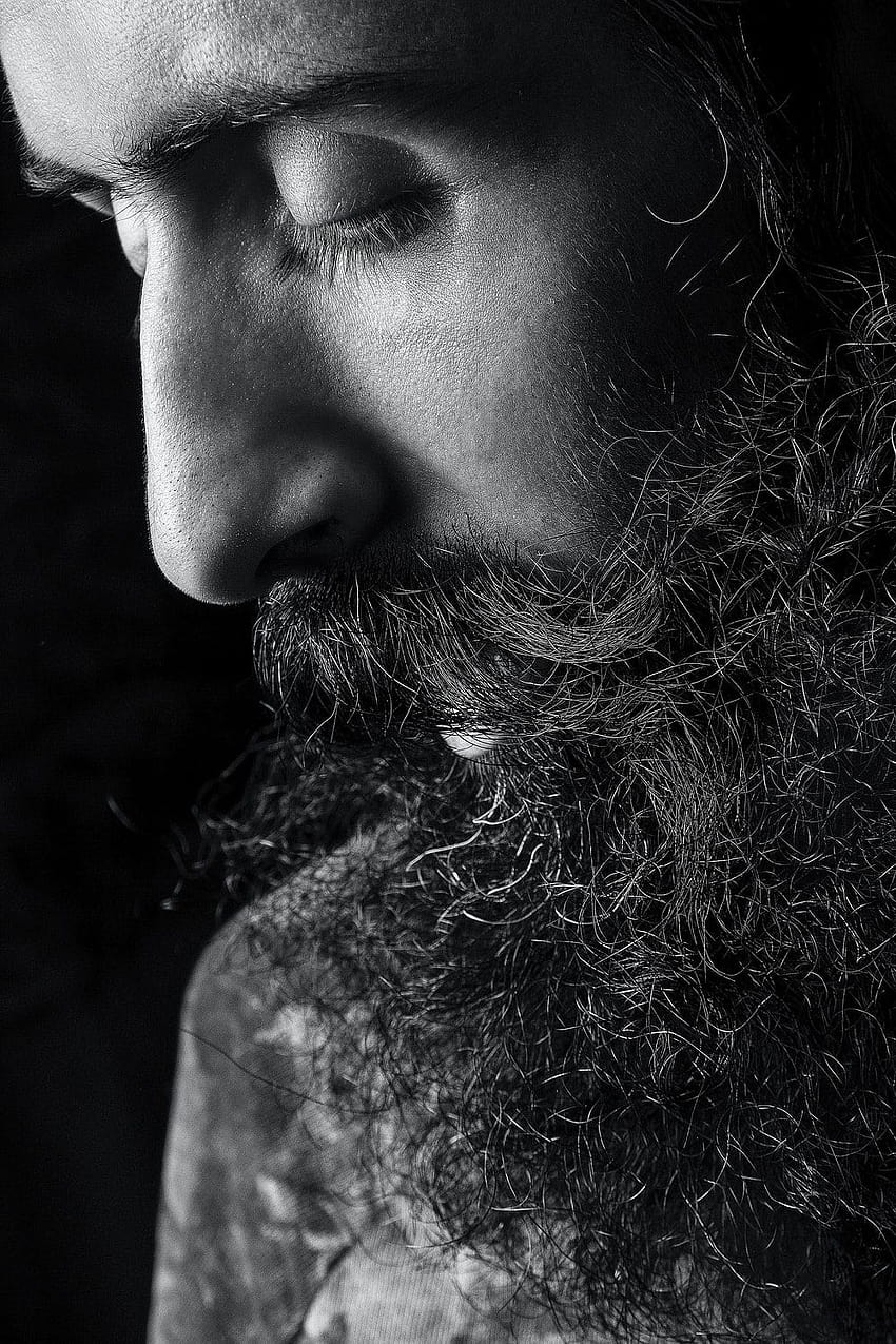 a man with a beard and mustache – Human, bearded man HD phone wallpaper