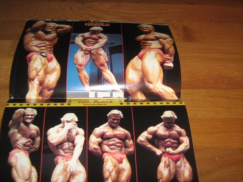 Le Monde du Muscle Bodybuilding Magazine/TOM PLATZ with poster 8 HD wallpaper