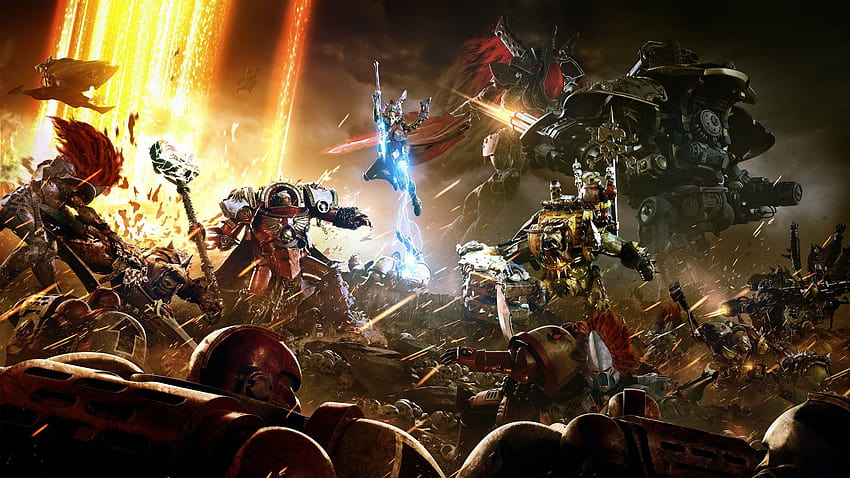Warhammer 40000 Dawn of War Robot Warriors III 2560x1440, robots de guerre mobiles Fond d'écran HD