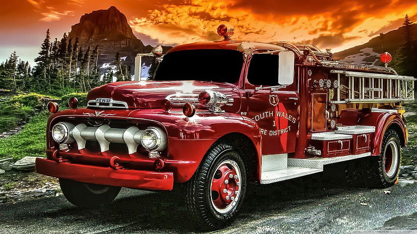 Old Fire Truck : High Definition, old trucks HD wallpaper