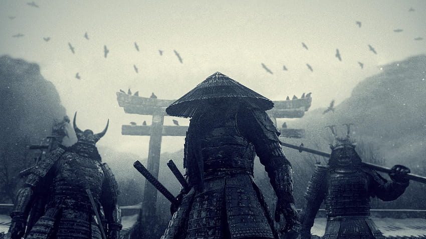 5 Samurai Backgrounds, feudal japan HD wallpaper