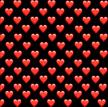Heart emoji with black backgrounds HD wallpapers | Pxfuel