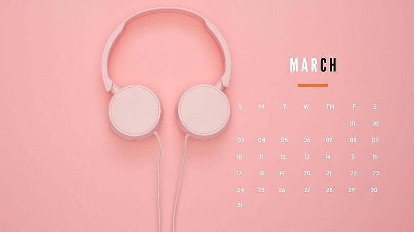 Календар 2019: месечен календар за 2019 г., календар за март 2019 г. HD тапет