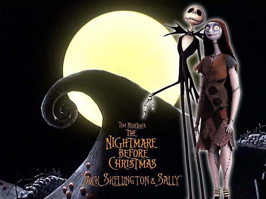 pic new posts: A Nightmare Before Christmas, jack and sally HD wallpaper