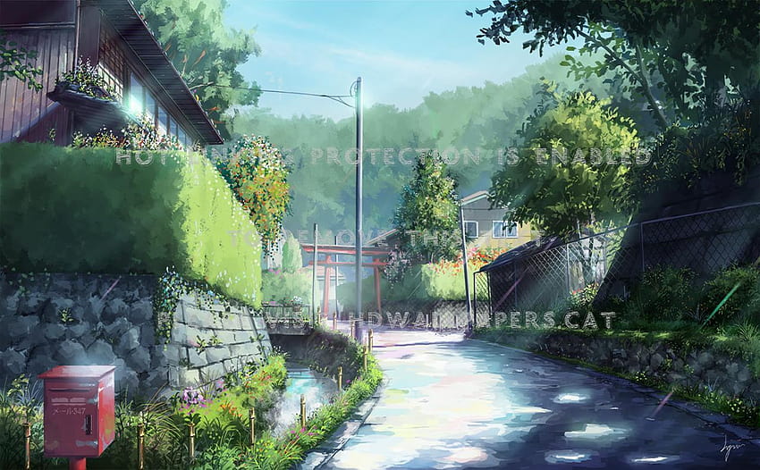 Anime street japan house orginal nature, japan anime street HD wallpaper |  Pxfuel