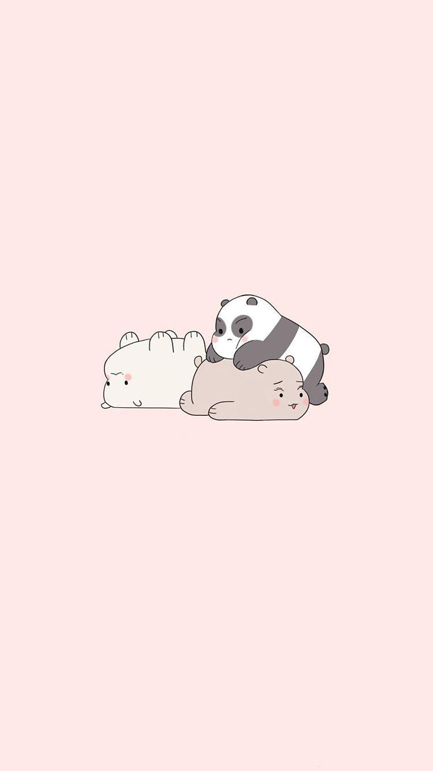 Cute iphone, panda kawaii phone HD phone wallpaper