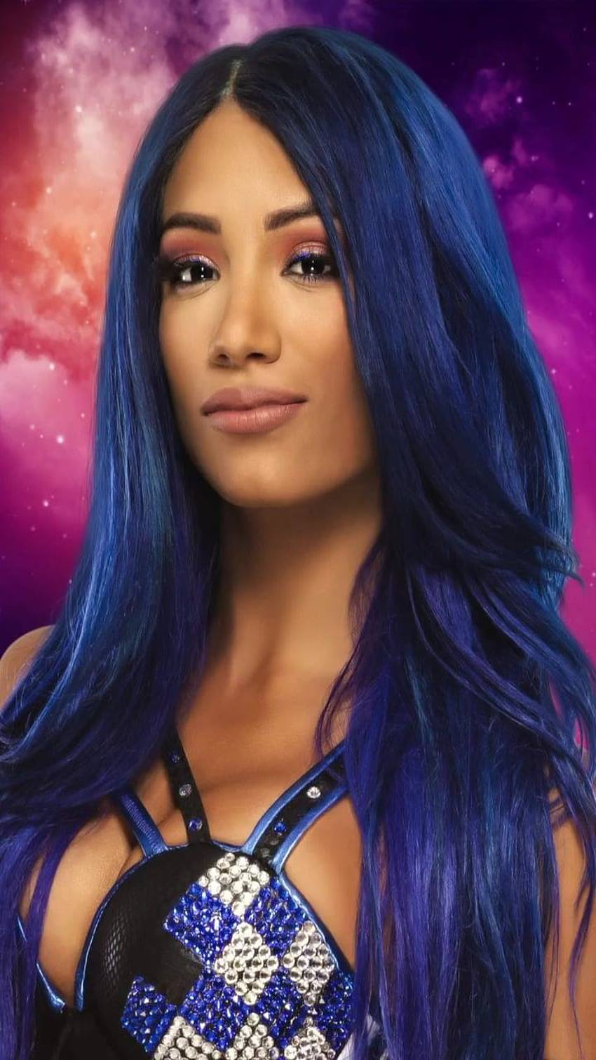 Sasha Banks di 619alberto, sasha banks capelli blu Sfondo del telefono HD