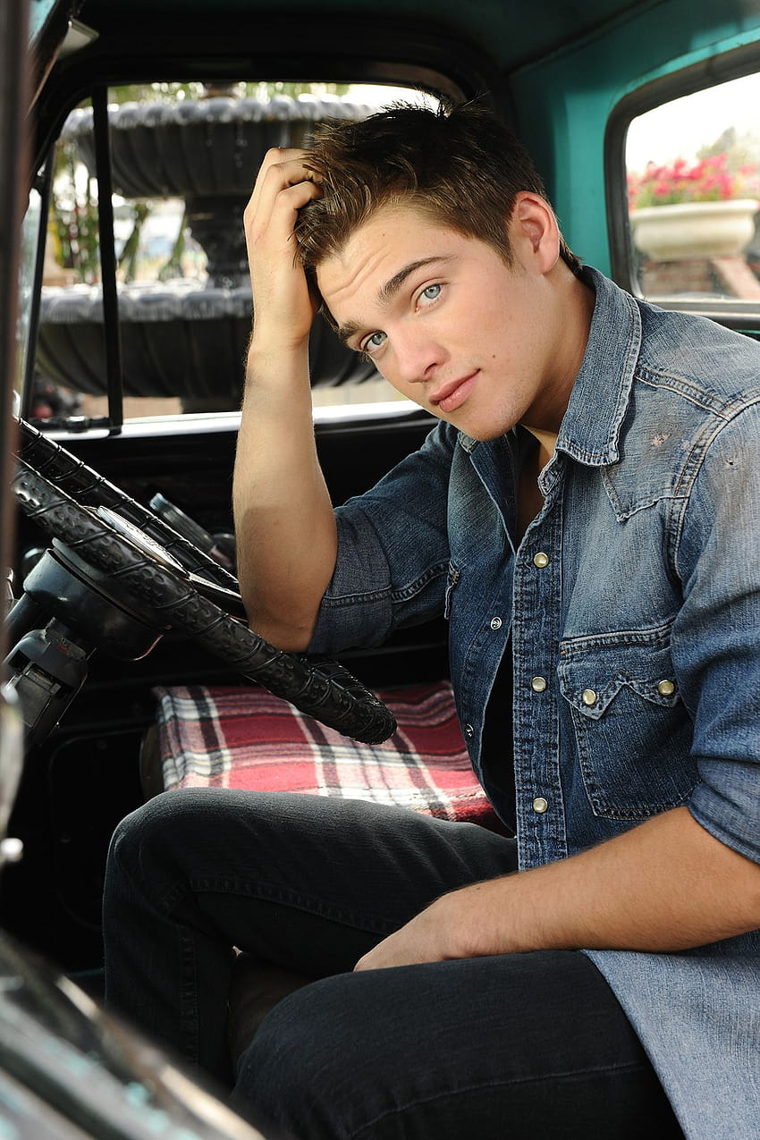 Whatcha doin... Oh just modeling you know inside a truck, dylan sprayberry HD phone wallpaper