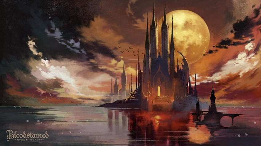 Bloodstained: Ritual of the Night ประกาศโดยผู้สร้าง Castlevania ซิมโฟนีแห่งปราสาทวาเนียยามค่ำคืน วอลล์เปเปอร์ HD