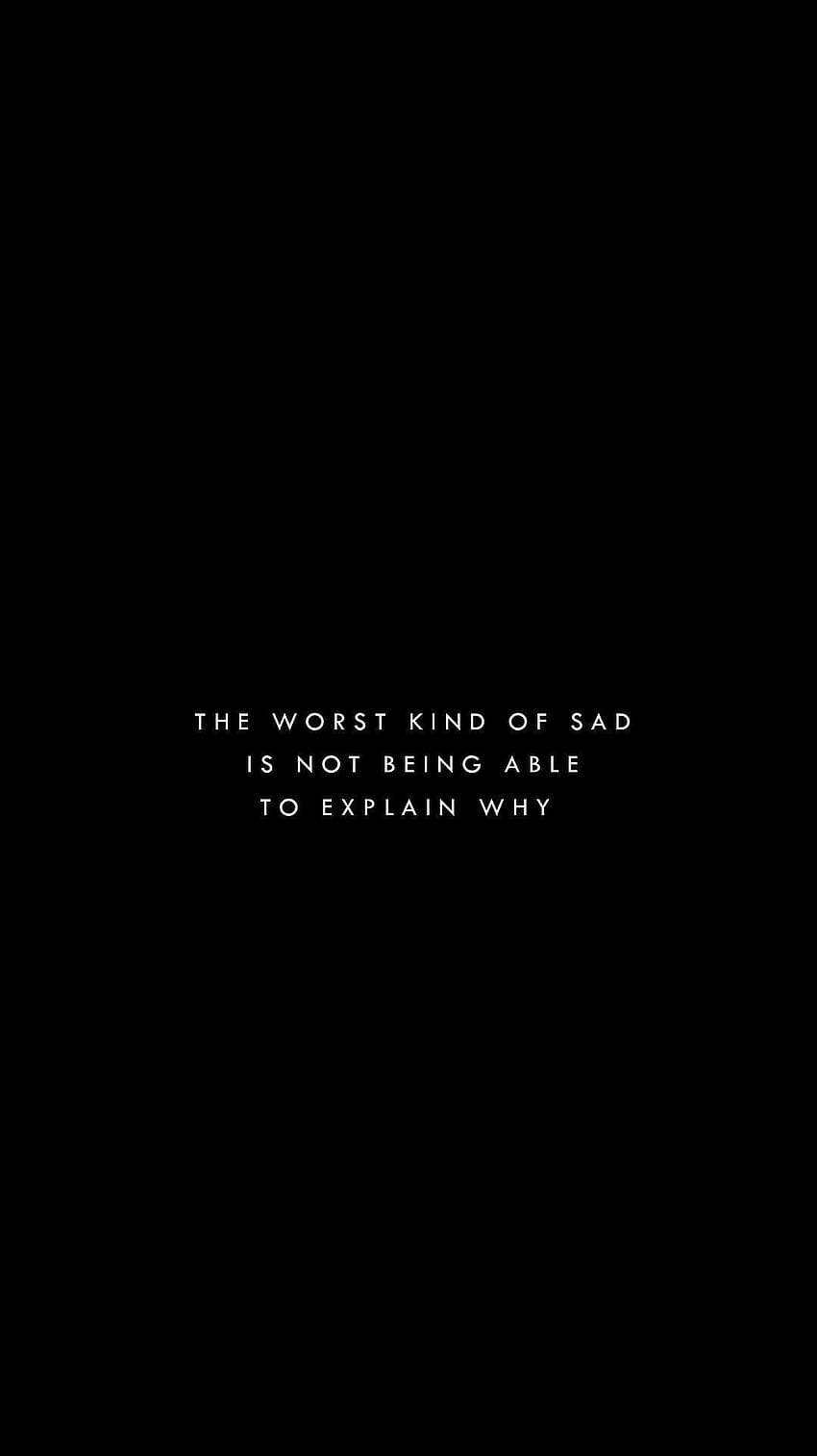 quotes, empty and depressed HD phone wallpaper